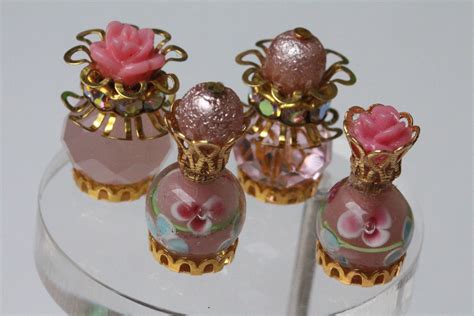 4 Miniature Perfume Bottles For Fashion Royalty Poppy Parker Barbie
