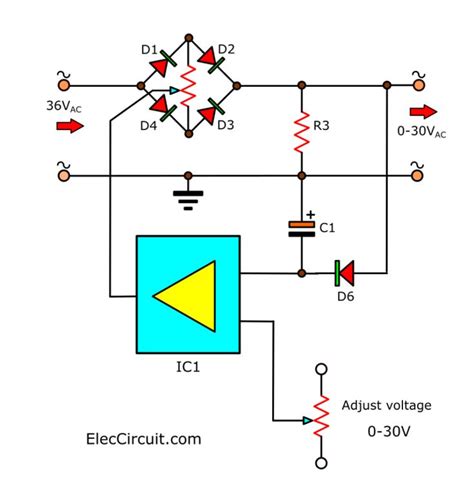 The ic used in this circuit is lm 1084 which is providing variable. AC Variable Power supply circuit with PCB, 0-30V 3A in 2020 | Power supply circuit, Power supply ...