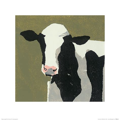 Julia Burns Friesian Cow Art Print The Art Group