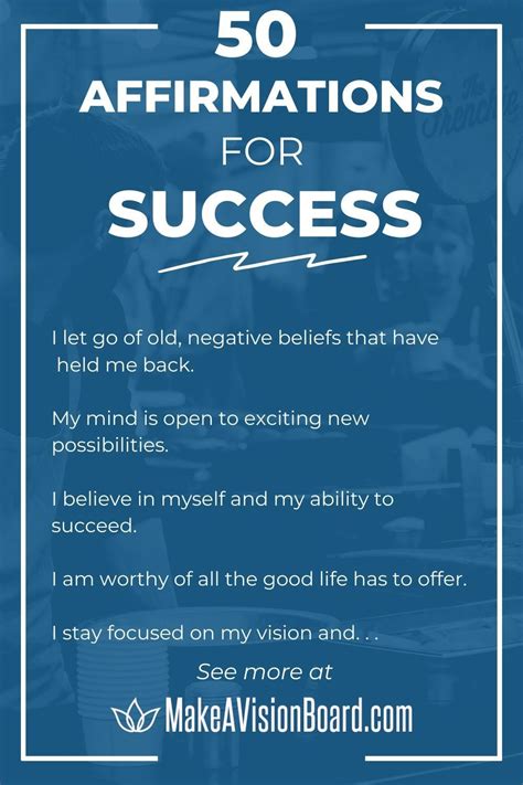 50 Affirmations For Success And Prosperity In Your Life Success