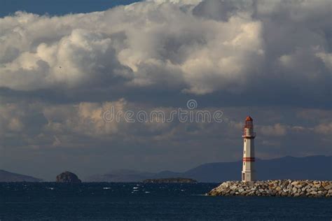 Seaside Town Of Turgutreis And Lighthouse Stock Photo Image Of Beauty