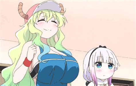 You Can Do It Kanna And Lucoa Believe In You Miss Kobayashis