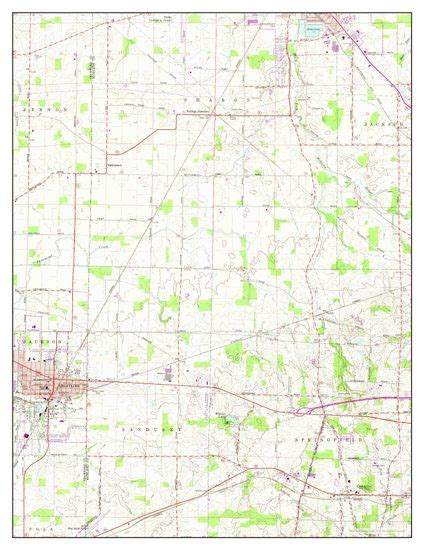 Usa Timeless Maps Crestline Ohio Map Editorial Stock Photo Stock