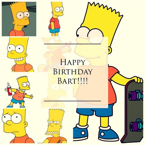 Bart Simpson Happy Birthday