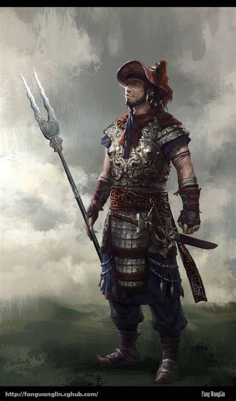 Chinese Ancient Warrior By Fangwangllin On