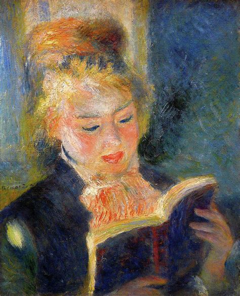 The Reader Woman Reading A Book Painting By Pierre Auguste Renoir