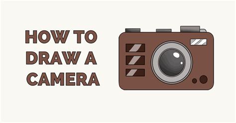 How To Draw A Camera Really Easy Drawing Tutorial