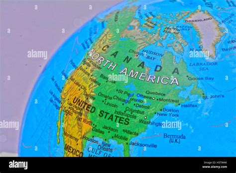United States Globe Map