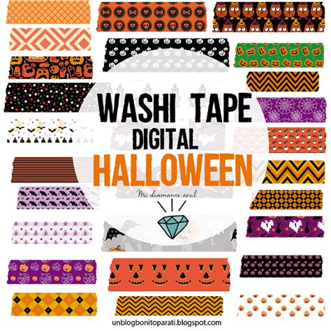 Only 1 available and it's in 1 person's cart. Freebies: Washi tape digital halloween - Mi diamante azul