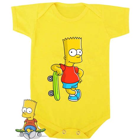 Body Baby Bart The Simpsons No Elo7 Baby Dress Ed2bf2
