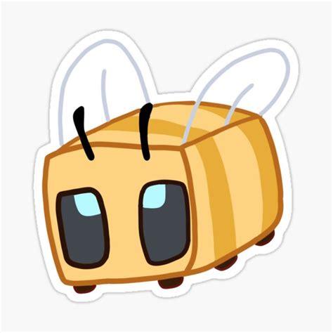 Tubbo but in bee outfit. Minecraft Bee Stickers | Redbubble