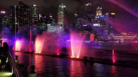 Water And Light Show In Singapore Youtube