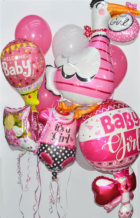 Its A Girl Balloon Bouquet