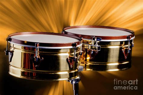 Timbale Drums For Latin Music Photograph In Color 332502 Photograph By