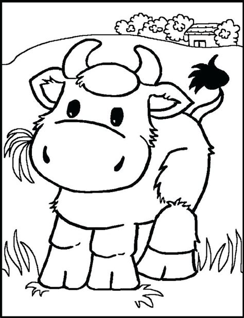 Realistic Cow Coloring Pages At Getdrawings Free Download