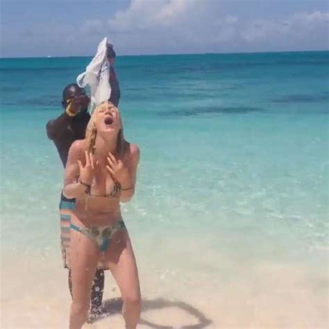 Yvonne Strahovski In A Bikini Ice Bucket Challenge Gotceleb