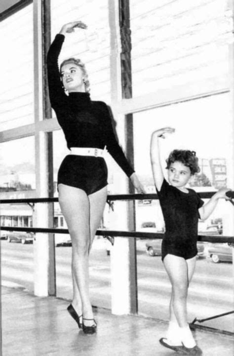 Jayne Mansfield And Her Daughter Mariska Hargitay Jayne Mansfield