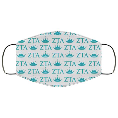 Zeta Tau Alpha Face Mask — Greeku