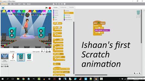 Ishaans First Scratch Animation Youtube