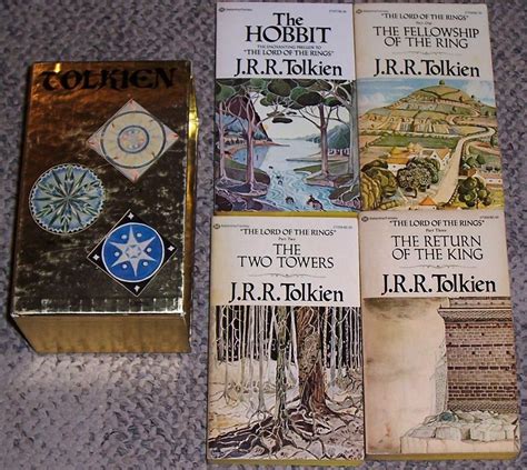 1979 Jrr Tolkien Lord Of The Rings Hobbit Gold Ballantine Paperback