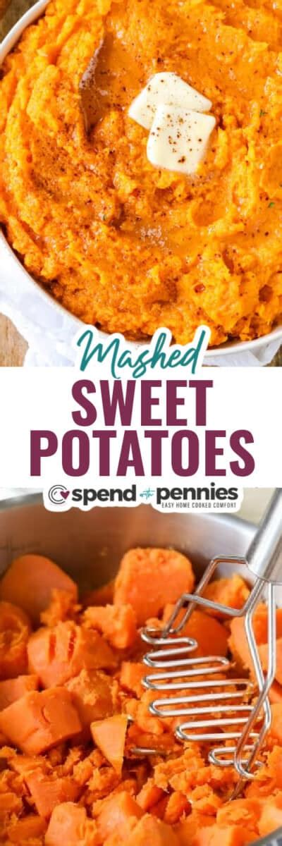 Mashed Sweet Potatoes Spend With Pennies