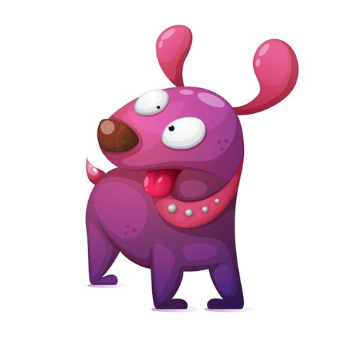 Premium Vector Crazy Cartoon Dog Characters