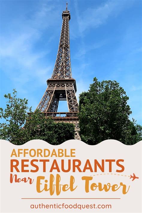 7 Best Affordable Restaurants Near Eiffel Tower For French Food Lovers