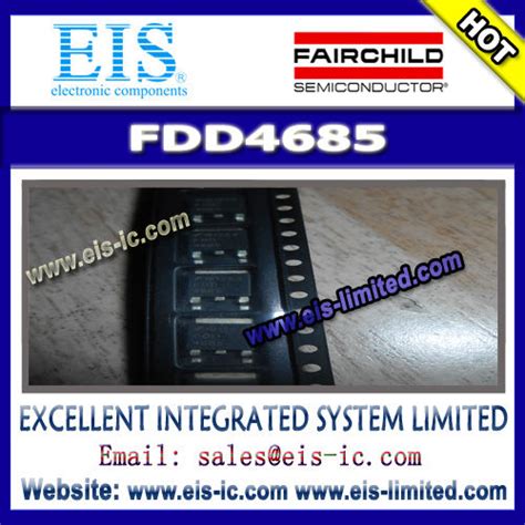 Fdd4685 Fairchild 40v P Channel Powertrench Mosfet 40v 32a 27m