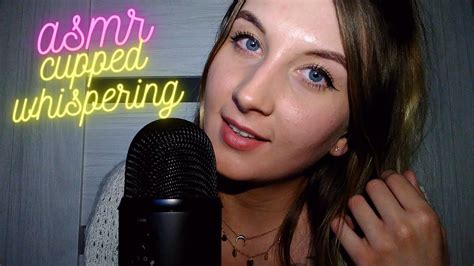 Asmr Cupped Unintelligible Whispering With Mouth Sounds ~ Youtube