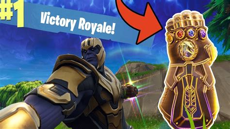 Insane Becoming Thanos In Fortnite Thanos Infinity Gauntlet