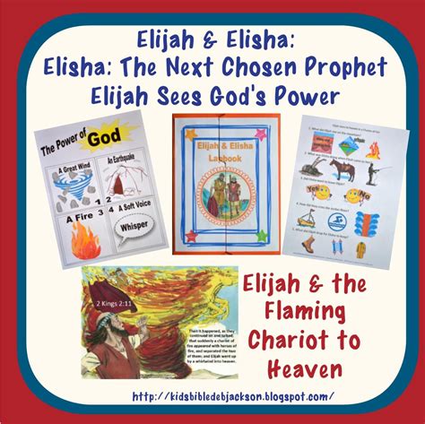 Bible Fun For Kids Elijah And The Flaming Chariot To Heaven