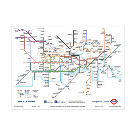 London Subway Map 1 Wall Murals Touch Of Modern