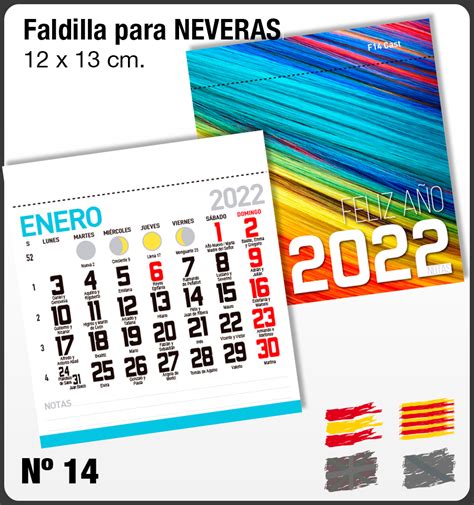 Faldillas Para Calendarios 2022 Imprimir Regalo Y Calendarios