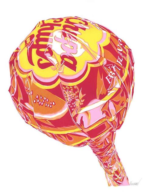 Chupa Chups Lollipop Painting Candy Original Pop Art Kitchen Food