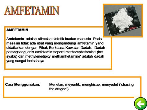 Info untuk anda dalam mengenal jenis dadah dan kesannya terhadap diri dan persekitaran. PPDa: Jenis-jenis Dadah