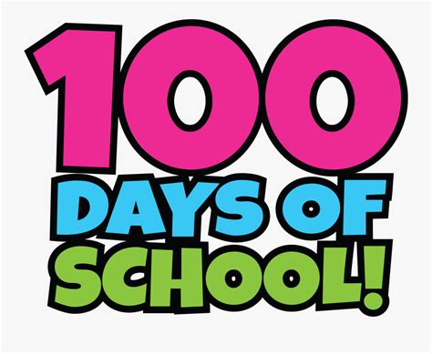 100th Day Of School Cartoon Free Transparent Clipart Clipartkey