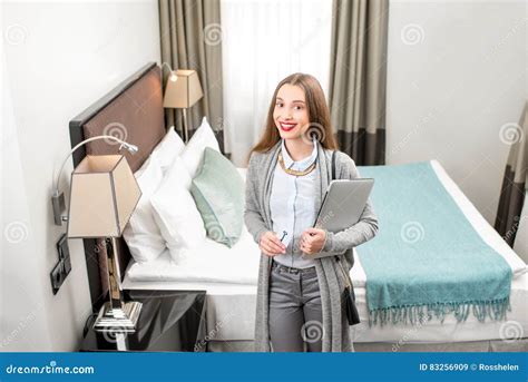 Business Woman In The Hotel Stock Image Image Of Portrait Lifestyle