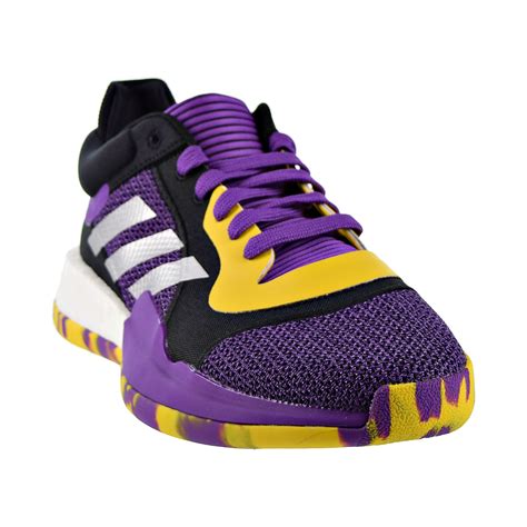 Adidas Marquee Boost Low Mens Shoes Active Purple Bold Gold G27746 Ebay