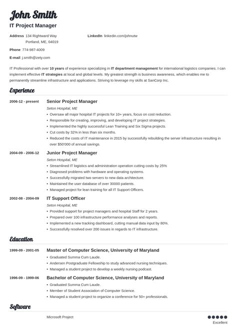 Best Resume Examples 2023 Free To Download Riset