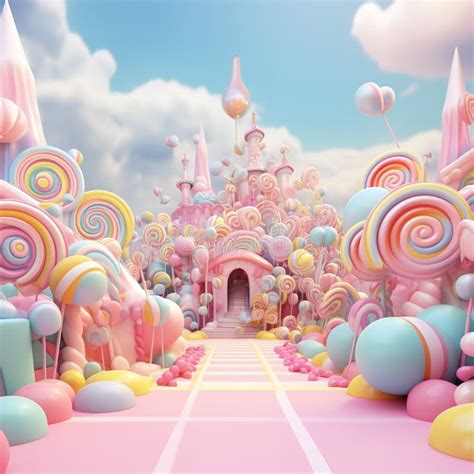 Candyland Very Beautiful Rainbow Pieces Of Candy Pastel Colors