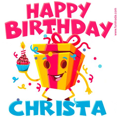 Happy Birthday Christa GIFs Funimada Com