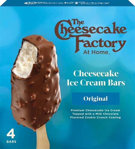 Cheesecake Factory Releases New Line of Cheesecake-Flavored Ice Cream Bars