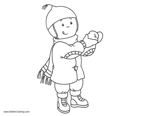 Girly Coloring Pages Girl In Winter Free Printable Coloring Pages