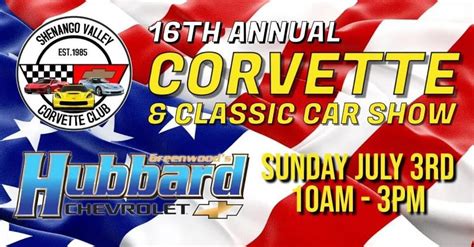 16th Annual Corvette And Classic Car Show Shenango Valley Corvette Club