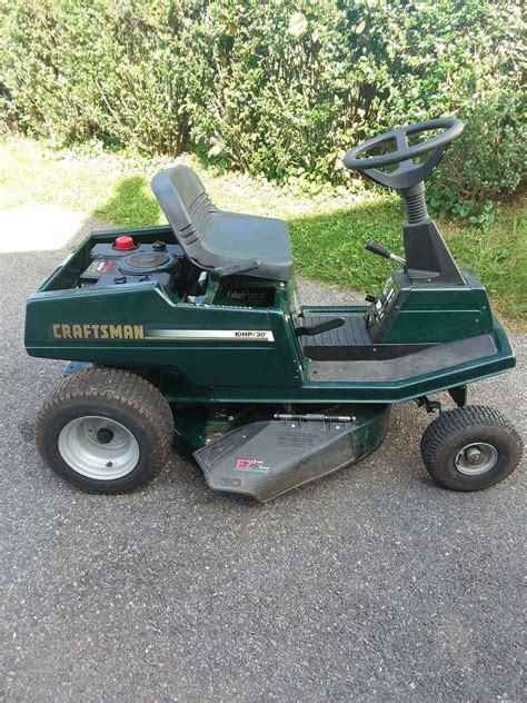 Sears Craftsman 10 Hp 30 Cut Rear Engine Riding Mower For Sale In