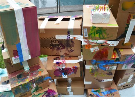 Cardboard Box Tower Step By Step Toddler Play Group Meri Cherry