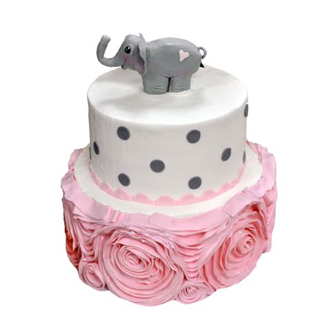 Build A Cake Baby Shower Elephant Tier Three Brothers Bakery