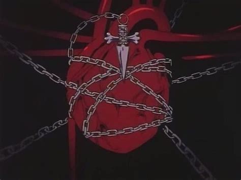 Kurapika Judgement Chain Heart Red Aesthetic Grunge Dark Aesthetic