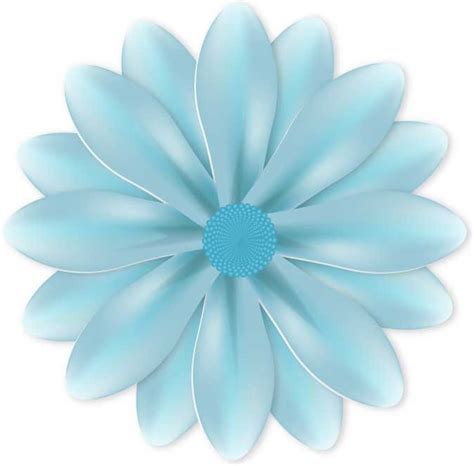 Blue Abstract Flower Illustration Vectors Graphic Art Designs In