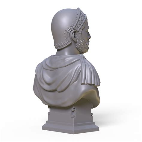 Hannibal Barca Bust 3D Model 3D Printable CGTrader